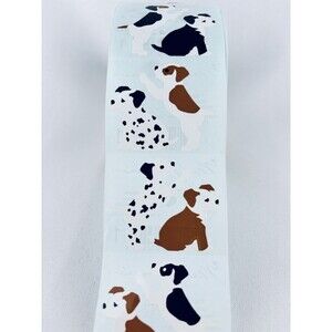 Vintage 1987 Mrs.‎ Grossman's Sticker Roll Puppies 65 Sheets Scrapbooking